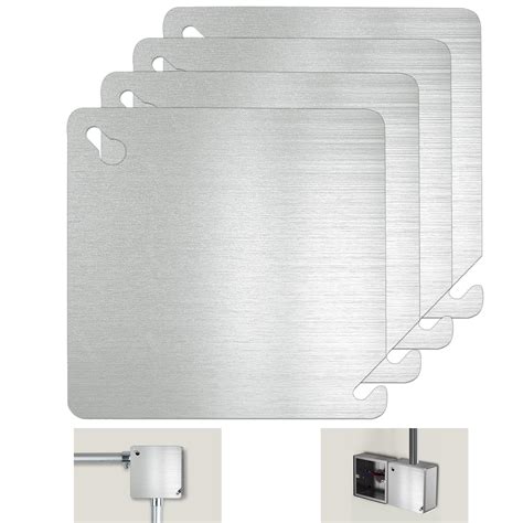 4 electrical box cover|4x4 metal electrical box cover.